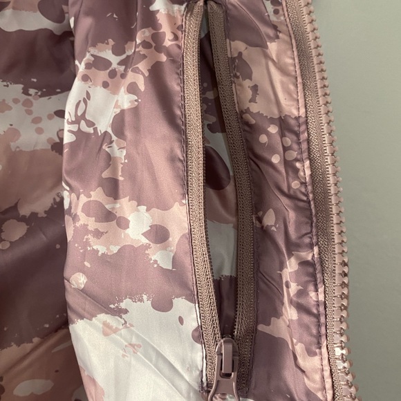 Sierra Designs sz M Pink Camo High Collar Zip Front Vest with Bungee Drawstring - Picture 6 of 11